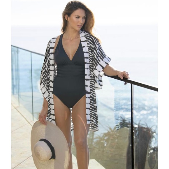 La Blanca Goddess Swimsuit Size 12 - Picture 4 of 10